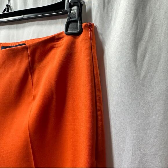 Piazza Sempione Orange Wool Pants Size 38 (S) - Picture 7 of 8